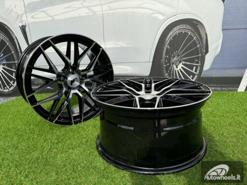 JR Wheels JR28 18x8,5 ET20-40 5H BLANK Gloss Black Machined Face