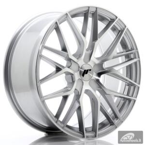 JR Wheels JR28 19x8,5 ET20-40 5H BLANK Silver Machined Face