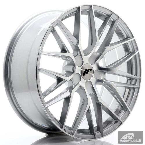 JR Wheels JR28 20x8,5 ET20-40 5H BLANK Silver Machined Face