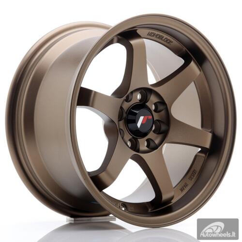 JR Wheels JR3 15x8 ET25 4x100/108 Anodized Bronze