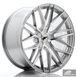 JR Wheels JR28 20x10 ET20-40 5H BLANK Silver Machined Face