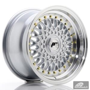 JR Wheels JR9 15x8 ET20 4x100/108 Silver w/Machined Lip