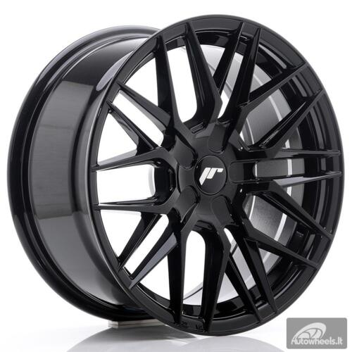 JR Wheels JR28 17x8 ET25-40 BLANK Gloss Black