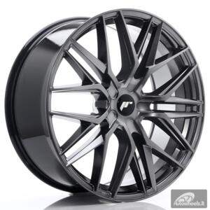 JR Wheels JR28 22x9 ET30-45 5H BLANK Hyper Black