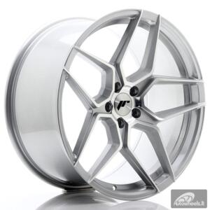 JR Wheels JR34 20x10 ET40 5x120 Silver Machined Face