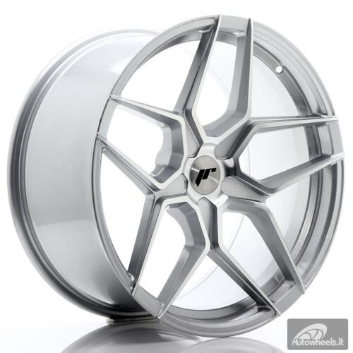 JR Wheels JR34 20x10 ET20-40 5H BLANK Silver Machined Face