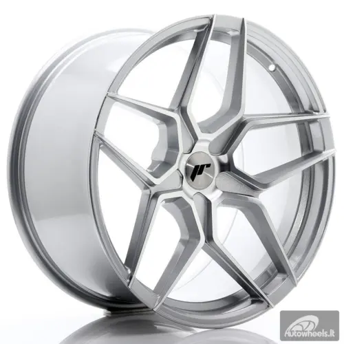 JR Wheels JR34 20x10 ET20-40 5H BLANK Silver Machined Face