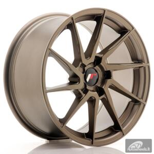 JR Wheels JR36 18x9 ET20-48 5H BLANK Matt Bronze