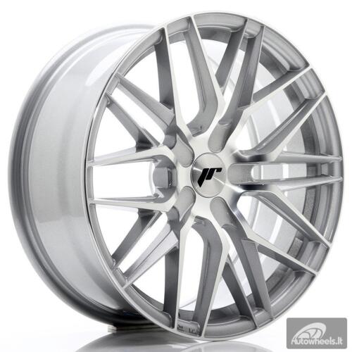 JR Wheels JR28 18x7,5 ET20-40 BLANK Silver Machined Face