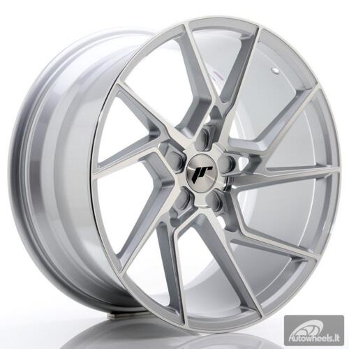 JR Wheels JR33 20x10 ET20-40 5H BLANK Silver Machined Face