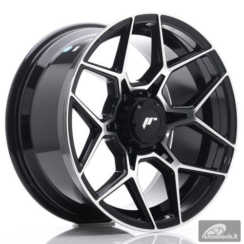 JR Wheels JRX9 18x9 ET18 6x139.7 Gloss Black Machined Face