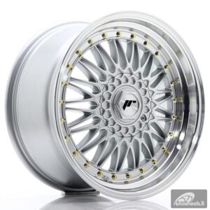 JR Wheels JR9 18x9 ET20-40 BLANK Silver w/Machined Lip