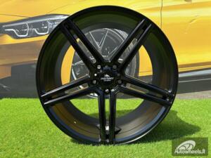 Ratlankis Forzza Bosan 9X20 5X114,3 ET35 73,1 Satin Black (NP)