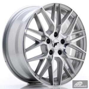 JR Wheels JR28 17x7 ET35 5x100 Silver Machined Face