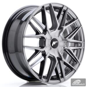 JR Wheels JR28 17x7 ET20-45 BLANK Hyper Black