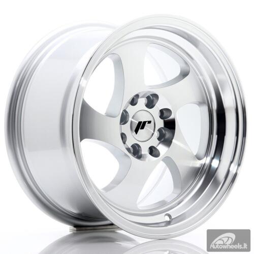 JR Wheels JR15 15x8 ET20 4x100/108 Machined Silver