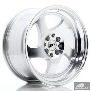 JR Wheels JR15 16x8 ET25 4x100/108 Machined Silver