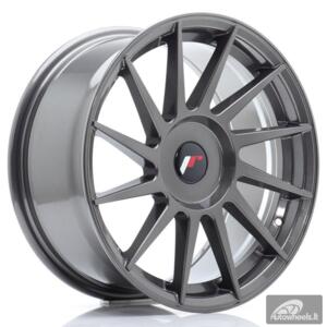 JR Wheels JR22 17x8 ET25-35 BLANK Hyper Gray