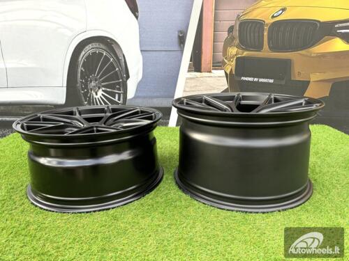 JR Wheels SL01 18x8,5 ET20-42 5H BLANK Matt Black