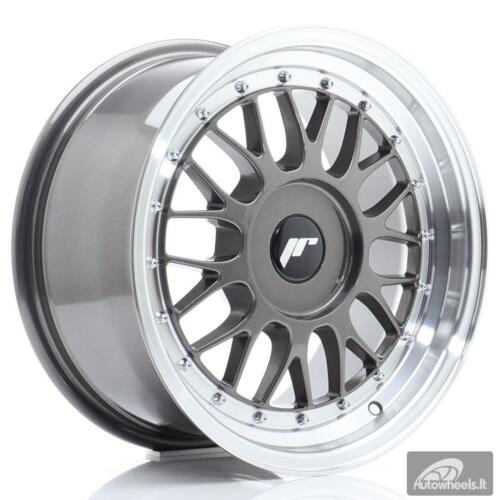 JR Wheels JR23 16x8 ET20-45 BLANK Hyper Gray w/Machined Lip