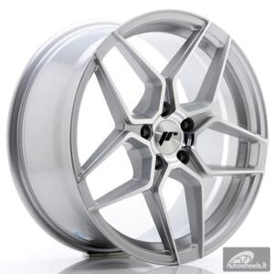 JR Wheels JR34 18x8 ET42 5x112 Silver Machined Face