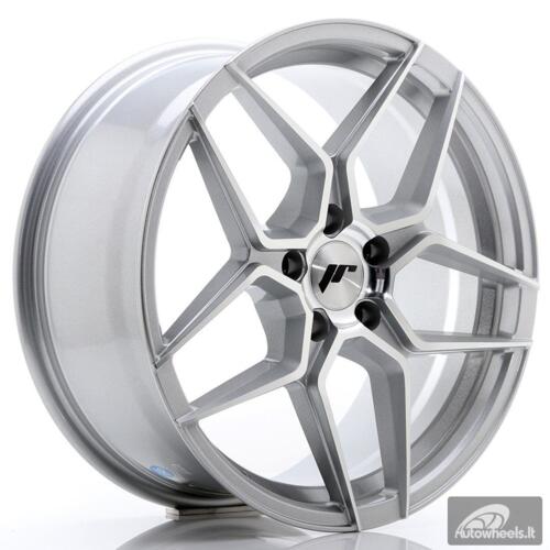 JR Wheels JR34 18x8 ET35 5x120 Silver Machined Face