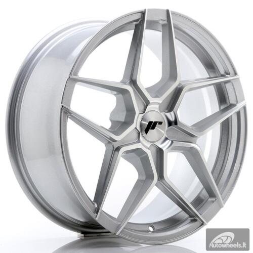 JR Wheels JR34 18x8 ET20-42 5H BLANK Silver Machined Face