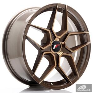 JR Wheels JR34 18x8 ET20-42 5H BLANK Platinum Bronze