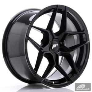 JR Wheels JR34 18x9 ET20-42 5H BLANK Glossy Black