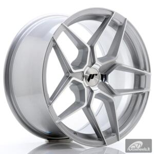 JR Wheels JR34 18x9 ET20-42 5H BLANK Silver Machined Face