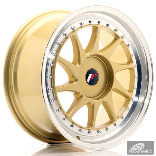 JR Wheels JR26 18x8,5 ET35-40 BLANK Gold w/Machined Lip