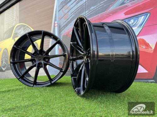 JR Wheels JR37 20x10,5 ET20-40 5H BLANK Glossy Black