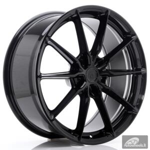 JR Wheels JR37 20x9 ET20-45 5H BLANK Glossy Black