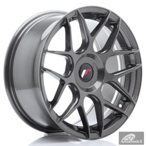 JR Wheels JR18 17x8 ET35 Blank Hyper Gray