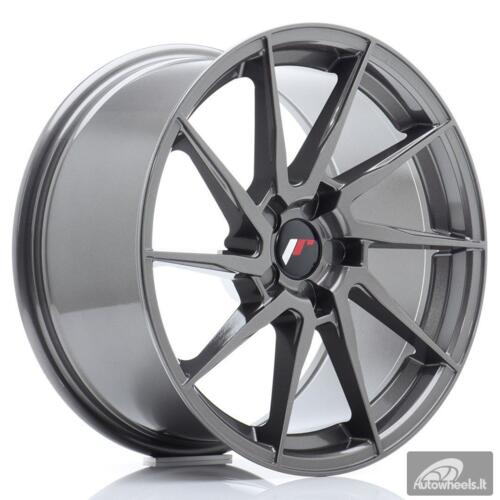 JR Wheels JR36 18x9 ET20-48 5H BLANK Hyper Gray