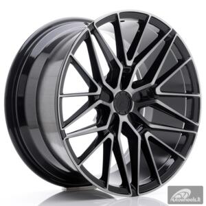 JR Wheels JR38 19x9,5 ET20-45 5H BLANK Black Brushed w/Tinted Face