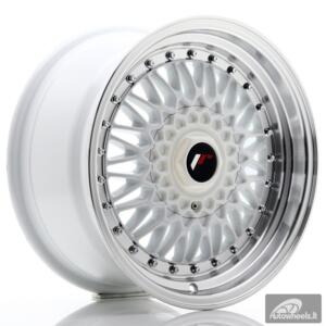 JR Wheels JR9 16x8 ET25 4x100/108 White w/Machined Lip