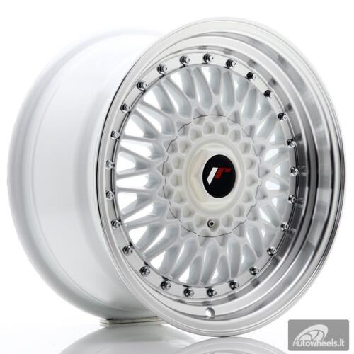 JR Wheels JR9 16x8 ET25 4x100/108 White w/Machined Lip