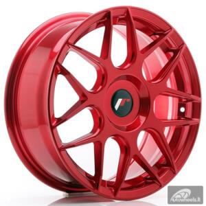 JR Wheels JR18 17x7 ET20-40 Blank Platinum Red