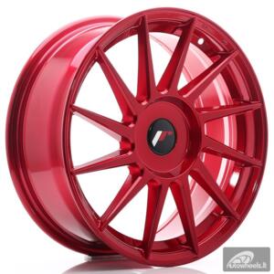 JR Wheels JR22 17x7 ET35-40 BLANK Platinum Red