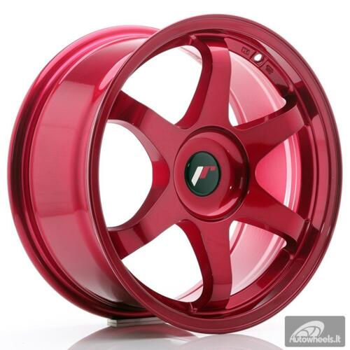 JR Wheels JR3 17x8 ET35 BLANK Platinum Red