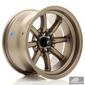 JR Wheels JR19 15x9 ET-13 4x100/114 Matt Bronze