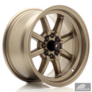 JR Wheels JR19 15x8 ET0 4x100/114 Matt Bronze