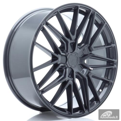 JR Wheels JR38 21x9 ET10-52 5H BLANK Hyper Gray