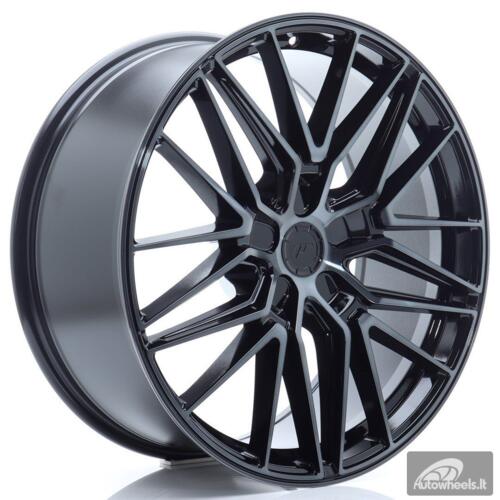JR Wheels JR38 21x9,5 ET14-58 5H BLANK Black Brushed w/Tinted Face
