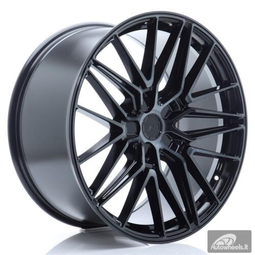 JR Wheels JR38 21x9,5 ET0-35 5H BLANK Black Brushed w/Tinted Face