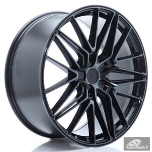 JR Wheels JR38 22x9 ET10-45 5H BLANK Black Brushed w/Tinted Face