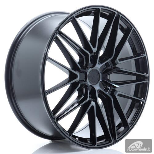 JR Wheels JR38 22x9,5 ET15-51 5H BLANK Black Brushed w/Tinted Face