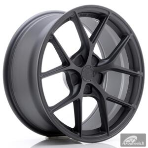 JR Wheels SL01 18x8 ET20-40 5H BLANK Matt Gun Metal