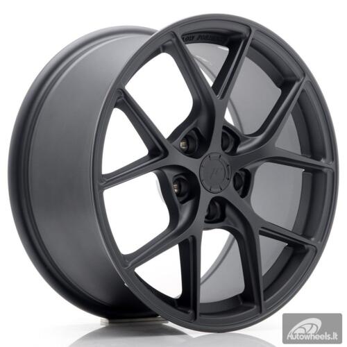 JR Wheels SL01 17x8 ET35 5x100 Matt Gun Metal